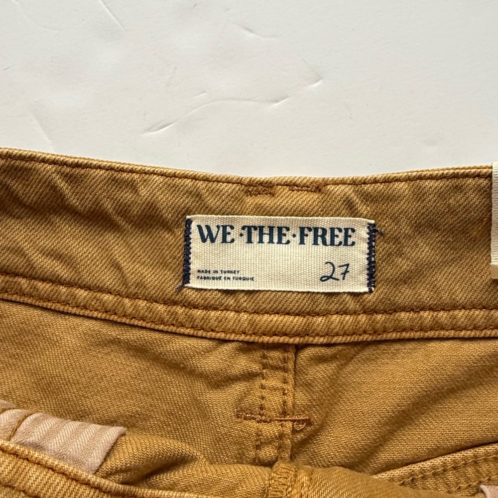 Free People We The Free Chill Vibes Dropped Wide Leg pants new with tags size 27 - Picture 6 of 15